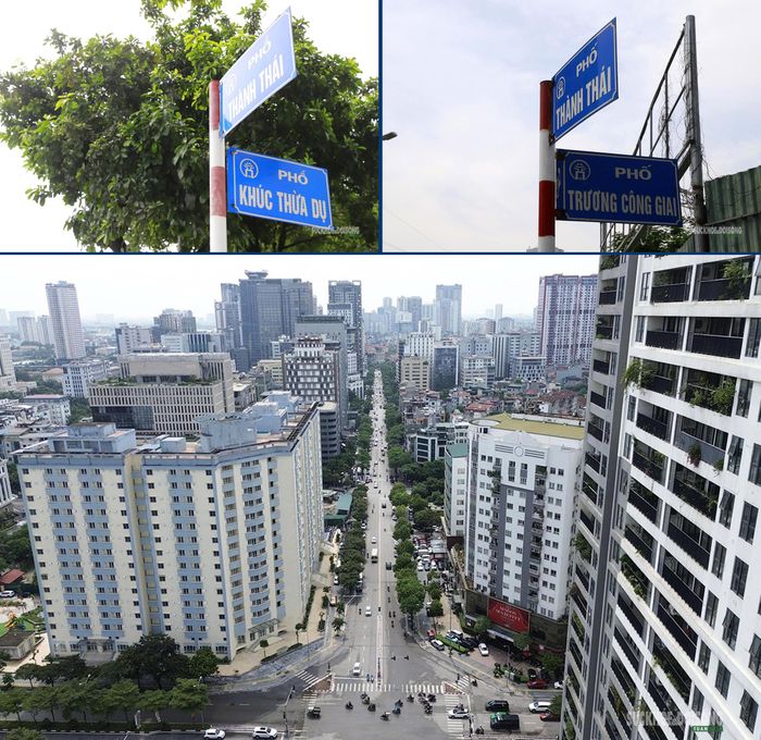 Tuyến phố Thành Thái, Khúc Thừa Dụ và Trương Công Giai nằm trong phạm vi nghiên cứu của đề án. Ảnh: T.Anh