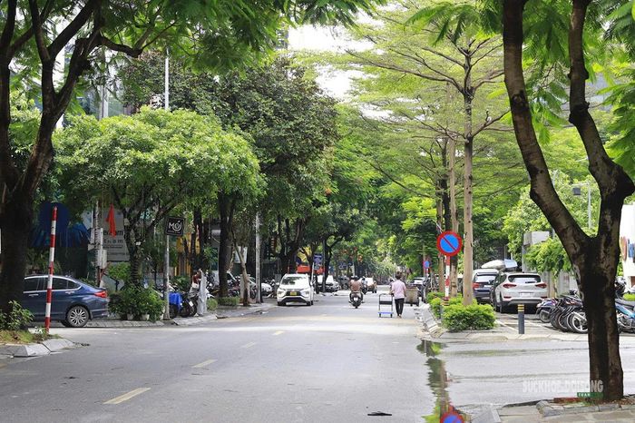 Nhiều nhà hàng, quán ăn hiện hoạt động quanh khu vực Khúc Thừa Dụ. Ảnh: T.Anh