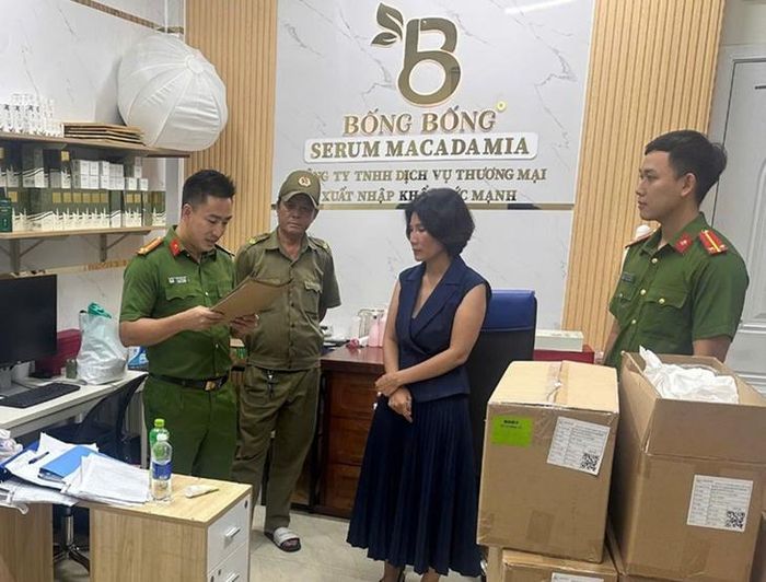 Nguyễn Thị Lựu bị bắt giữ. Ảnh: Cổng TT ĐT Bộ Công an.