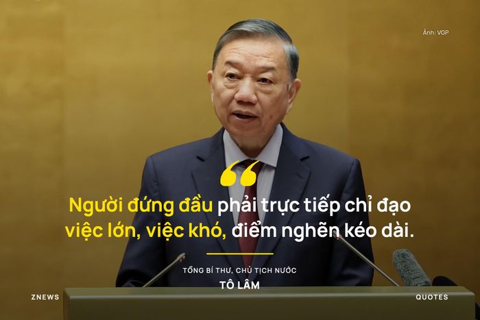  Thứ tư, tiếp tục xây dựng đội ngũ cán bộ đủ phẩm chất, năng lực, uy tín, ngang tầm nhiệm vụ; đề cao trách nhiệm nêu gương và vai trò quyết định của người đứng đầu. Người đứng đầu phải trực tiếp chỉ đạo việc lớn, việc khó, điểm nghẽn kéo dài; kiểm tra tiến độ, lắng nghe cơ sở, doanh nghiệp, nhân dân; quyết định theo thẩm quyền, chịu trách nhiệm đến cùng. 