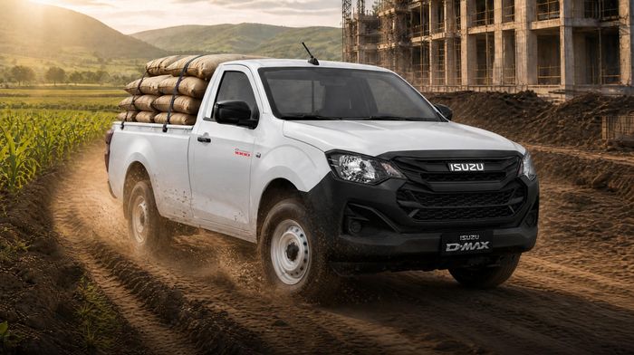  Tại Malaysia, Isuzu D-Max cabin đơn mới được trang bị máy diesel 2.2L. Ảnh: Isuzu.