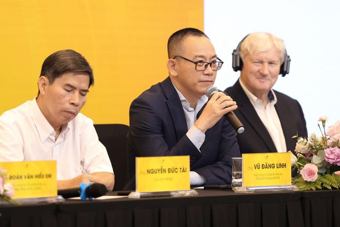  Ông Vũ Đăng Linh, Tổng giám đốc CTCP MWG tại ĐHĐCĐ thường niên 2026. Ảnh: MWG. 