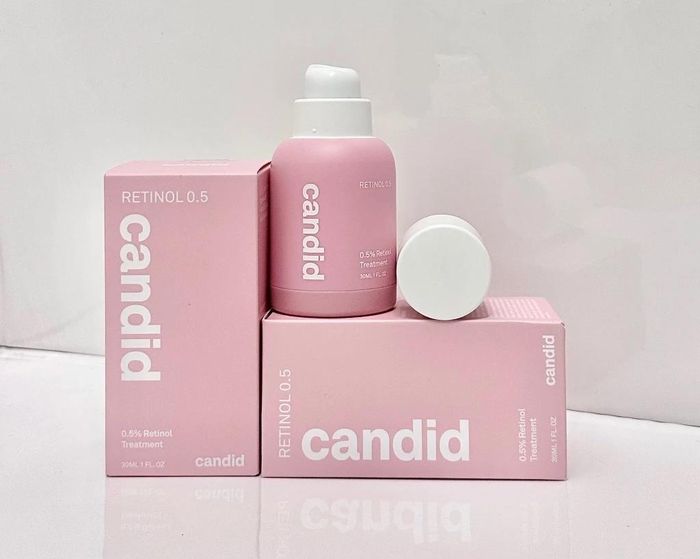 Sản phẩm mỹ phẩm Candid 0,5% Retinol Treatment. Ảnh: S.P.