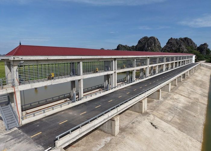 Tràn xả lũ Đức Long đã hoàn thành và sẵn sàng vận hành