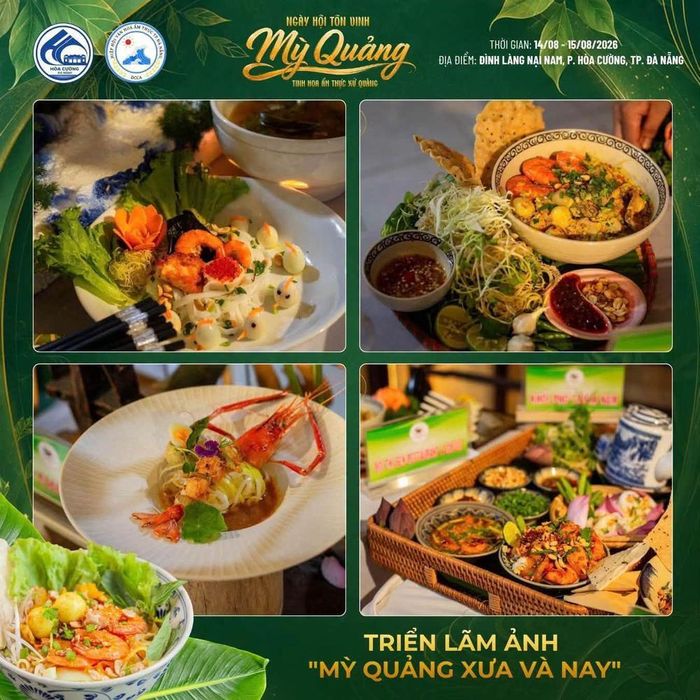 Triển lãm tranh ảnh "Mỳ Quảng xưa và nay": Chiêm ngưỡng không gian kí ức ẩm thực độc đáo. Ảnh: DCCA