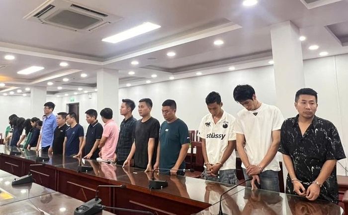 Một số bị can trong vụ án xảy ra tại Viện Pháp y tâm thần Trung ương - Ảnh: VKSND thành phố Hà Nội