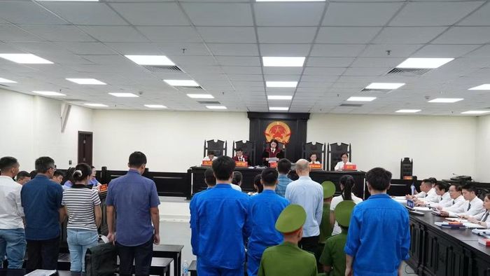 Một phiên xét xử tại Tòa án nhân dân Thành phố Hà Nội. (Ảnh: TL)