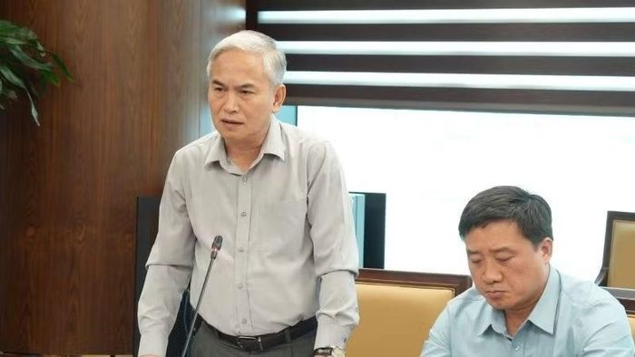 Ông Vũ Anh Tuấn, Tổng Giám đốc Tập đoàn Công nghiệp Than-Khoáng sản Việt Nam. (Ảnh: Minh Nghĩa)