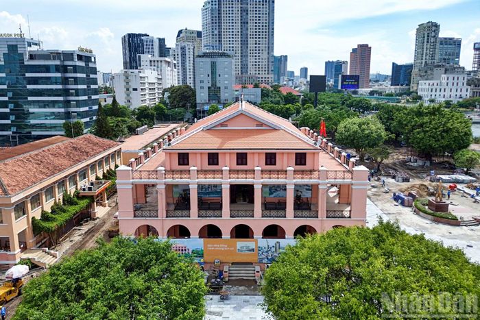 Công trình góp phần hoàn thiện trục công viên ven sông từ Ba Son đến Bến Nhà Rồng-Khánh Hội.