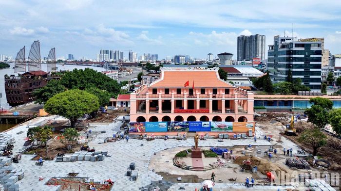 Dự án chỉnh trang Bảo tàng Hồ Chí Minh-Chi nhánh Thành phố Hồ Chí Minh đang bước vào giai đoạn tăng tốc với nhiều hạng mục dần hoàn thiện.
