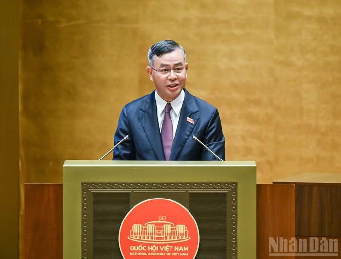 Bộ trưởng Tài chính Ngô Văn Tuấn. (Ảnh: DUY LINH)