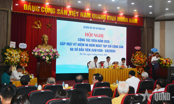 Hội nghị cộng tác viên năm 2026 và gặp mặt kỷ niệm 96 năm Ngày Tạp chí Cộng sản ra số đầu tiên.