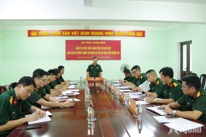 Quang cảnh buổi kiểm tra.