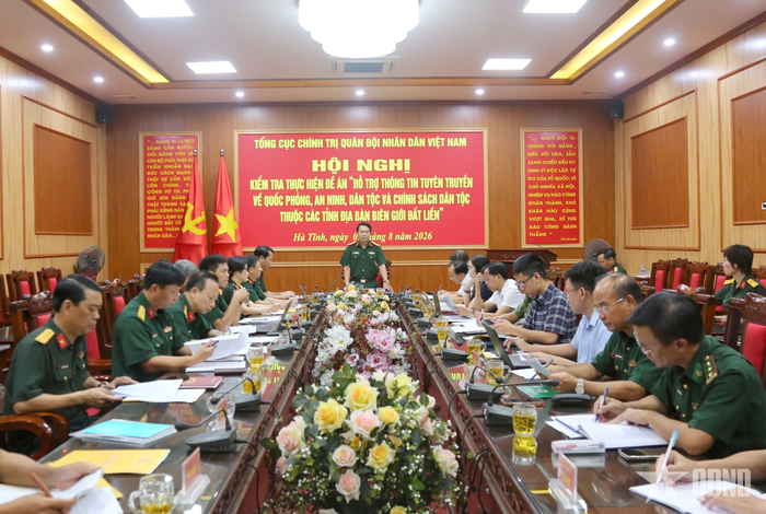 Quang cảnh hội nghị kiểm tra.