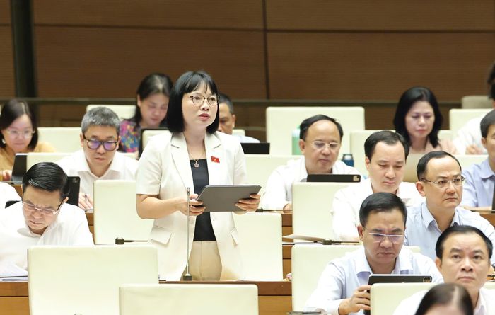  ĐB Nguyễn Thị Việt Nga (Hải Phòng). Ảnh: QUANG PHÚC 
