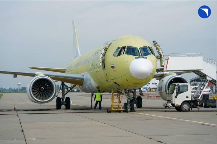 Chiếc MC-21-310 bay thử nghiệm hôm 3/8 tại Irkutsk. Ảnh: UAC.