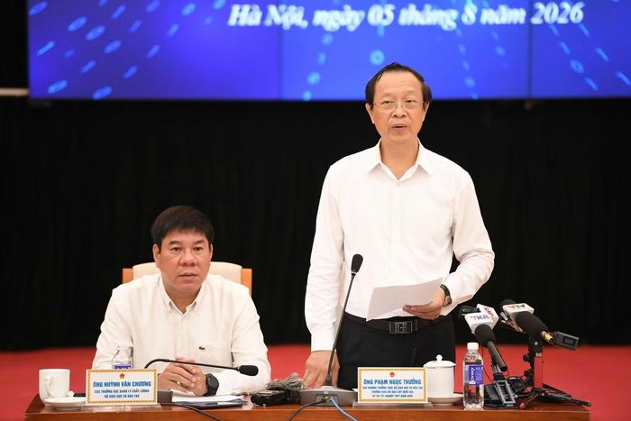 Thứ trưởng Phạm Ngọc Thưởng phát biểu khai mạc
