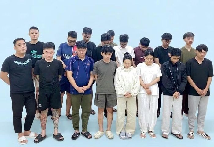 Các bị can trong vụ án.