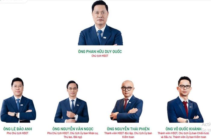 Hội đồng quản trị của CC1.