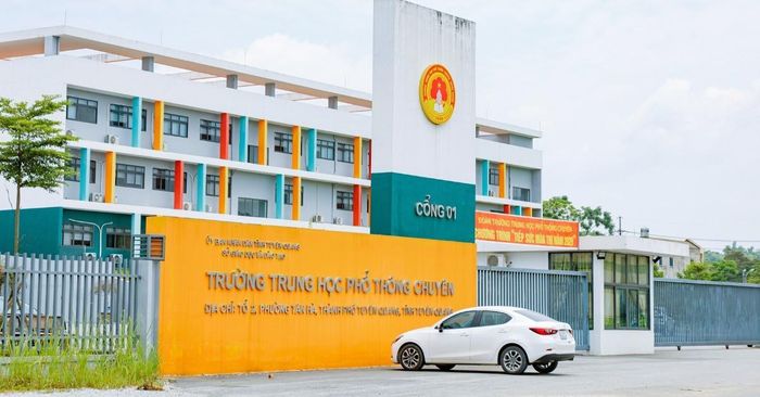 Trường THPT Chuyên Tuyên Quang. Ảnh: Đức Phong