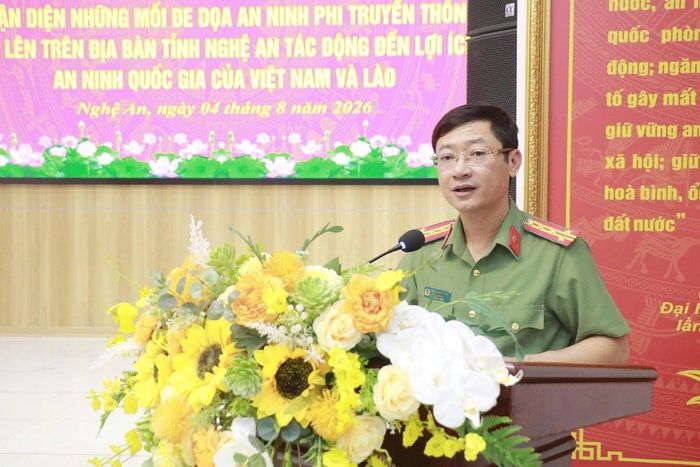 Đại tá Trần Ngọc Tuấn, Phó Giám đốc Công an tỉnh Nghệ An (Ảnh: Công an Nghệ An)