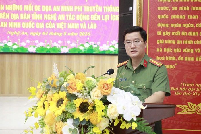 Thượng tá Nguyễn Quang Chiến - Phó Cục trưởng Cục Khoa học, Chiến lược và Lịch sử Công an Bộ Công an