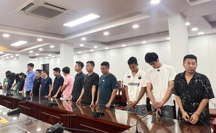 Một số bị can trong vụ án.
