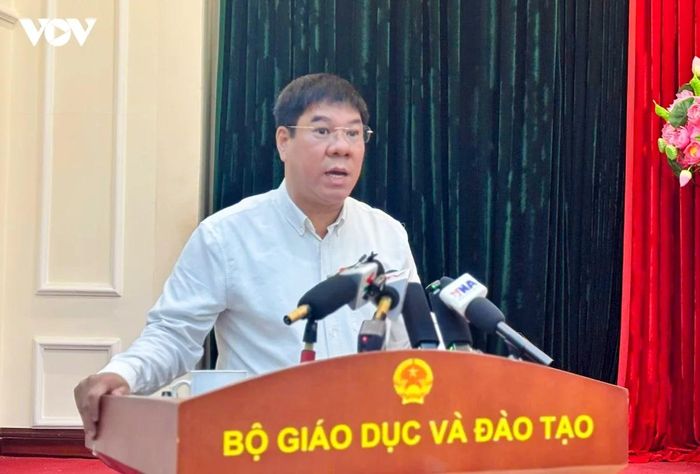Ông Huỳnh Văn Chương, Cục trưởng Cục Quản lý chất lượng, Bộ GD-ĐT.