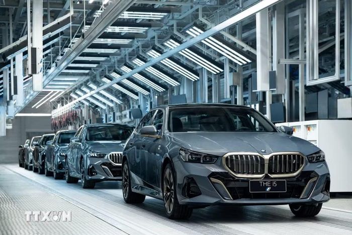 Ôtô của hãng BMW. (Ảnh: THX/TTXVN)