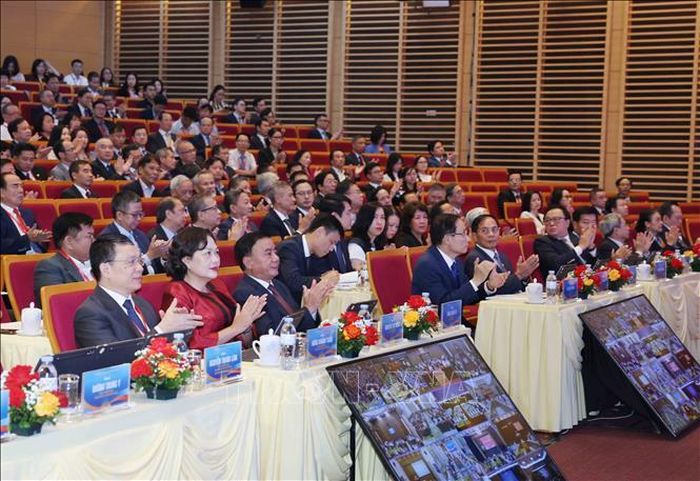 Đại biểu tham dự phiên họp Phiên họp toàn thể về Đối ngoại Đảng và Đối ngoại nhân dân. Ảnh: Phương Hoa/TTXVN