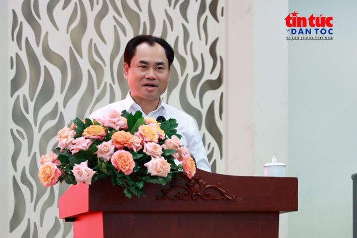 Ông Trịnh Việt Hùng, Bộ trưởng Bộ Nông nghiệp và Môi trường phát biểu tại hội nghị mới đây.