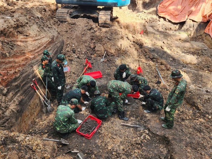 Sau hơn một tháng triển khai, lực lượng làm nhiệm vụ đã phát hiện, quy tập 209 bộ hài cốt liệt sĩ tại Công viên Lê Thị Riêng.