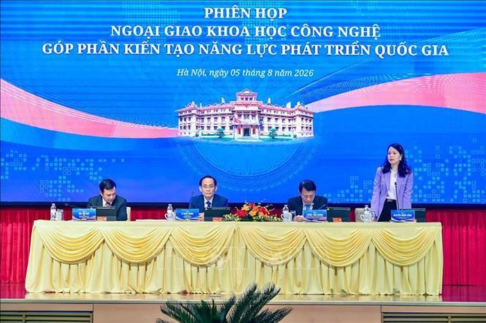 Thứ trưởng Bộ Ngoại giao Nguyễn Minh Hằng phát biểu. Ảnh: TTXVN