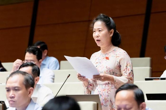 ĐBQH Tô Ái Vang (Ảnh: Media Quốc hội).