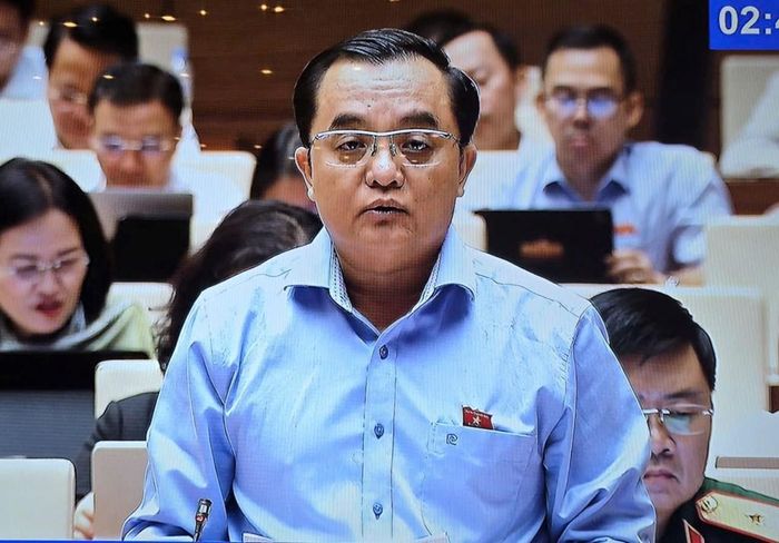 Đại biểu Huỳnh Ngọc Liêm (Đoàn Lâm Đồng). Ảnh: Bích Hồng/Bnews/vnanet.vn