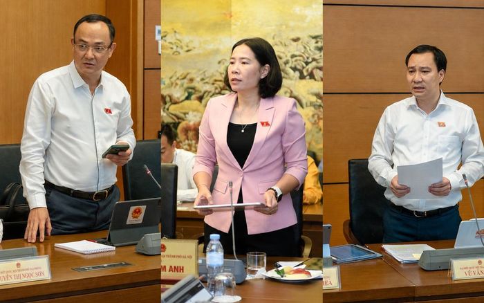 Các đại biểu Quốc hội góp ý dự thảo Luật Hòa giải ở cơ sở (sửa đổi)