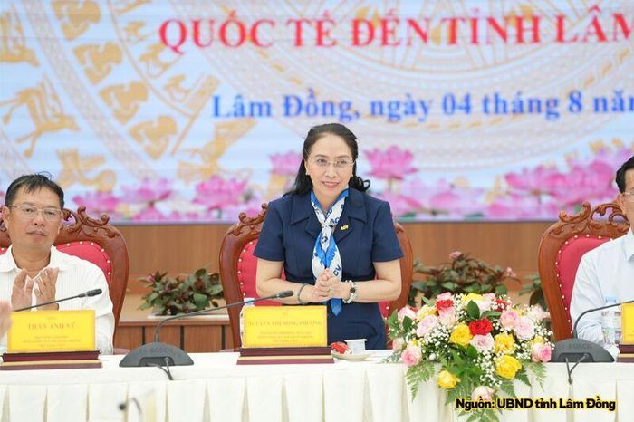 Bà Nguyễn Thị Hồng Phượng, Thành viên Hội đồng quản trị Tổng công ty Cảng hàng không Việt Nam.