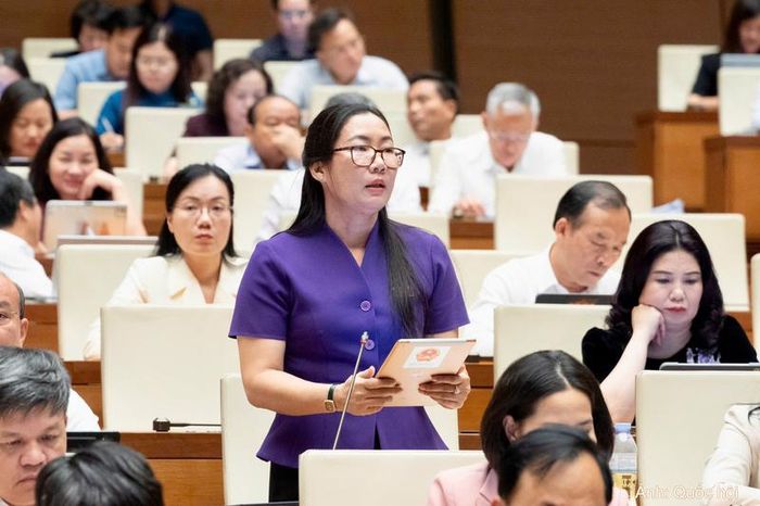 Đại biểu Trần Thị Thu Phước - đoàn Quảng Ngãi