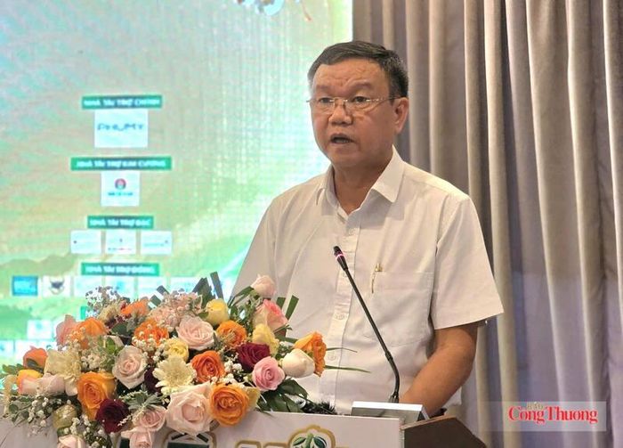 Ông Đào Mỹ, Phó Chủ tịch UBND tỉnh Đắk Lắk thông tin tại buổi họp báo. Ảnh: Bảo An