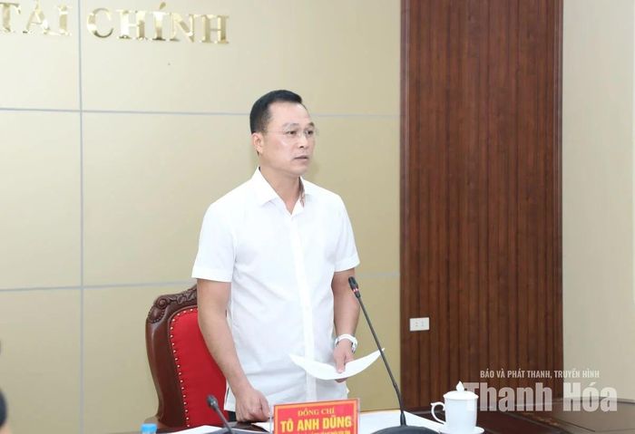 Chủ tịch UBND tỉnh Tô Anh Dũng phát biểu chỉ đạo tại buổi làm việc.