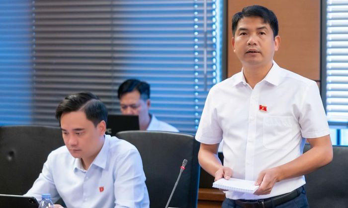  Đại biểu Vũ Văn Cường phát biểu ý kiến. 