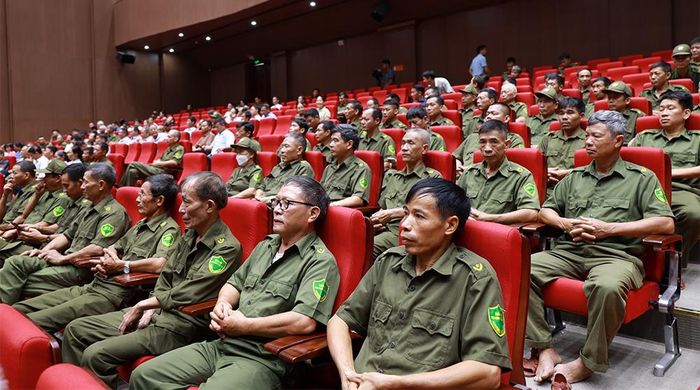  Các đại biểu dự Ngày hội toàn dân bảo vệ an ninh Tổ quốc xã Tân Yên. 