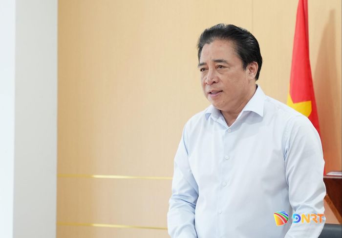 Phó Bí thư Thường trực Thành ủy Nguyễn Khắc Toàn phát biểu tại buổi làm việc với VIFC-DN. Ảnh: T.CÔNG