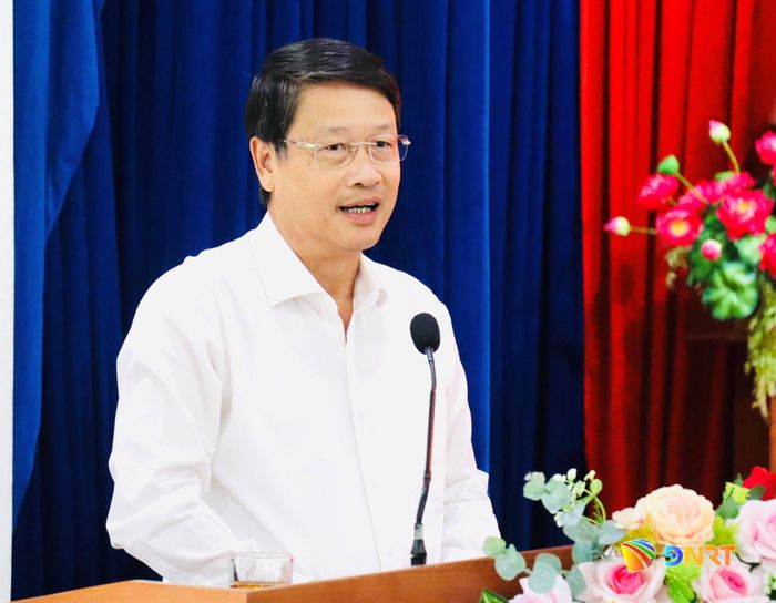 Phó Bí thư Thành ủy Ngô Xuân Thắng phát biểu tại hội nghị. Ảnh: QUỐC TUẤN