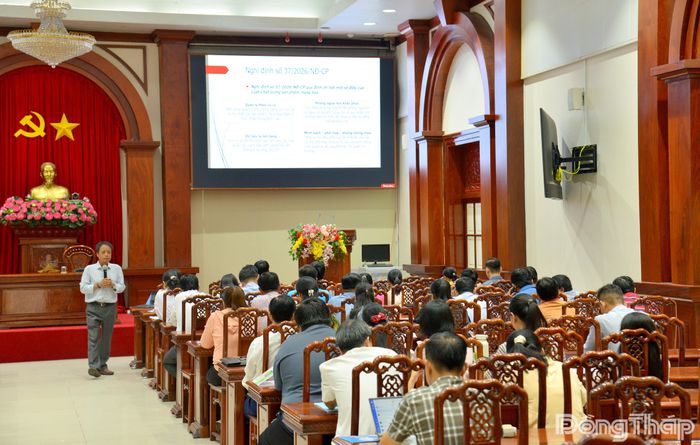 Quang cảnh hội nghị tập huấn.