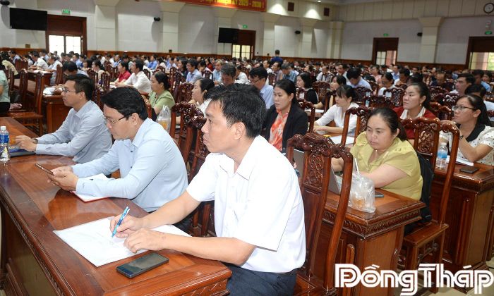 Đại biểu tham gia tập huấn.