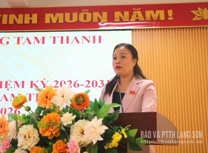Lãnh đạo Ủy ban Mặt trận Tổ quốc Việt Nam tỉnh, Chủ tịch Hội Liên hiệp Phụ nữ Việt Nam tỉnh, Đại biểu HĐND tỉnh trình bày báo cáo tóm tắt kết quả kỳ họp thứ tư (kỳ họp thường lệ giữa năm 2026) HĐND tỉnh