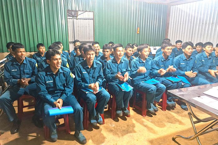 Đơn vị coi trọng huấn luyện đồng bộ, chuyên sâu, kết hợp chặt chẽ giữa huấn luyện quân sự với giáo dục chính trị và giáo dục pháp luật, huấn luyện sát với thực tế địa bàn