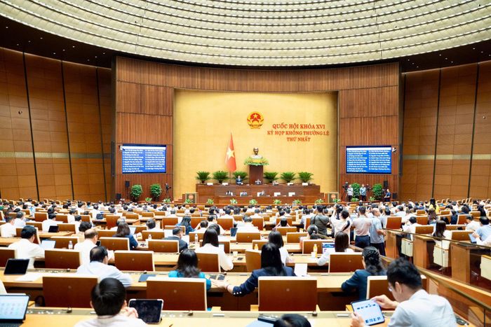 Toàn cảnh Phiên họp cho ý kiến về dự án Luật sửa đổi, bổ sung Điều 6 và Phụ lục IV về danh mục ngành, nghề đầu tư kinh doanh có điều kiện của Luật Đầu tư