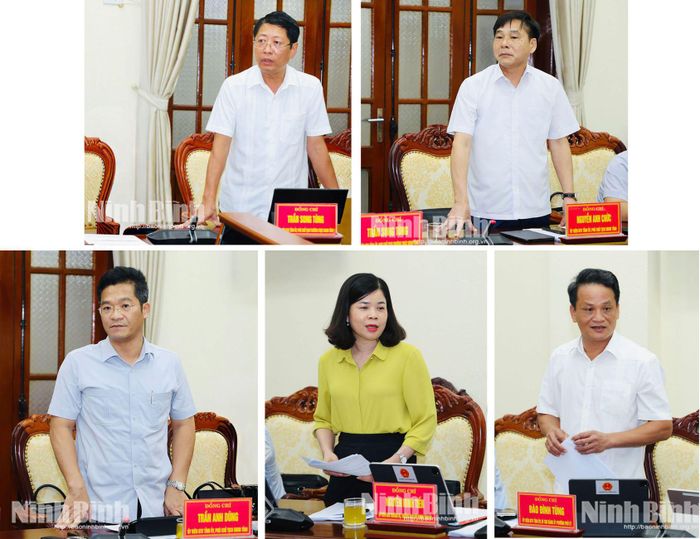 Các đại biểu phát biểu tại hội nghị.